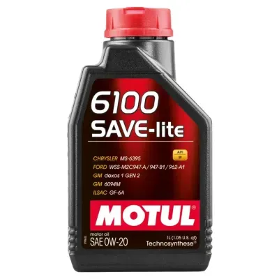 Motul 6100 Save-lite 0W-20 1ლ