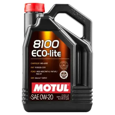 Motul 8100 Eco-lite 0W-20 4ლ
