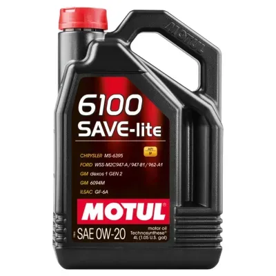Motul 6100 Save-lite 0W-20 4ლ
