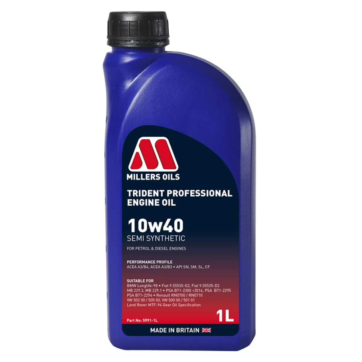 Millers Oils Trident Professional 10W-40 1L