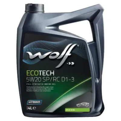 Wolf Ecotech 5W-20 SP/RC D1-3 4ლ