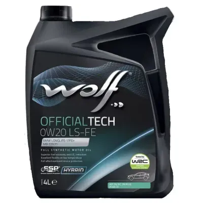 Wolf OfficialTech 0W-20 LS-FE 4ლ