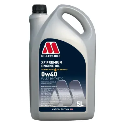 Millers Oils XF Premium 0W-40 5L