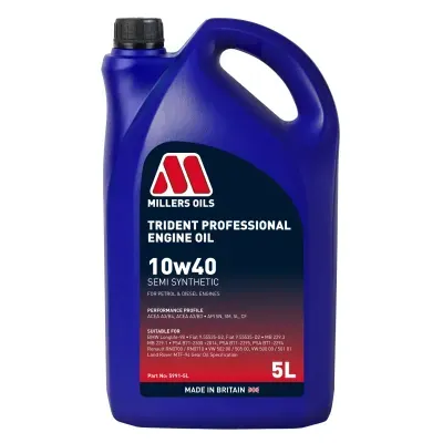 Millers Oils Trident Professional 10W-40 5L