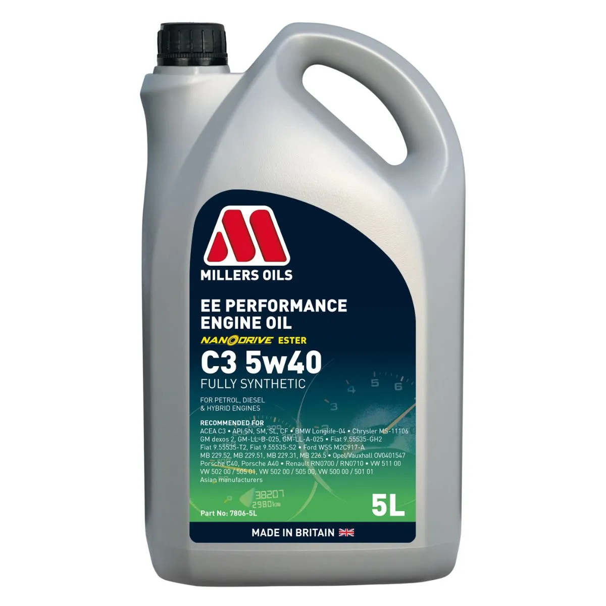 Millers Oils EE Performance C3 5W-40 5L