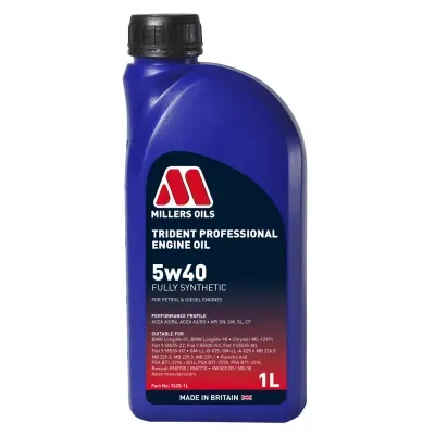 Millers Oils Trident Professional 5W-40 1L