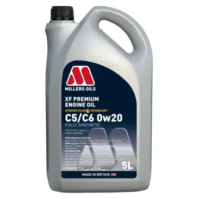 Millers Oils XF Premium C5/C6 0W-20 5ლ
