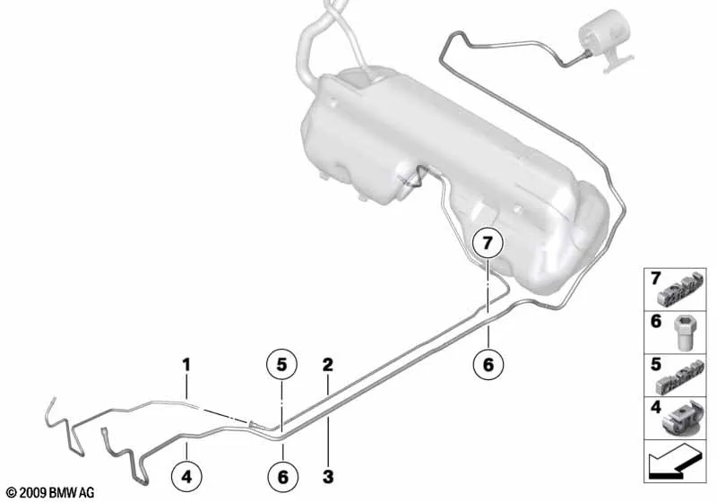 Топливопровод/трубопр.подачи наруж.возд.