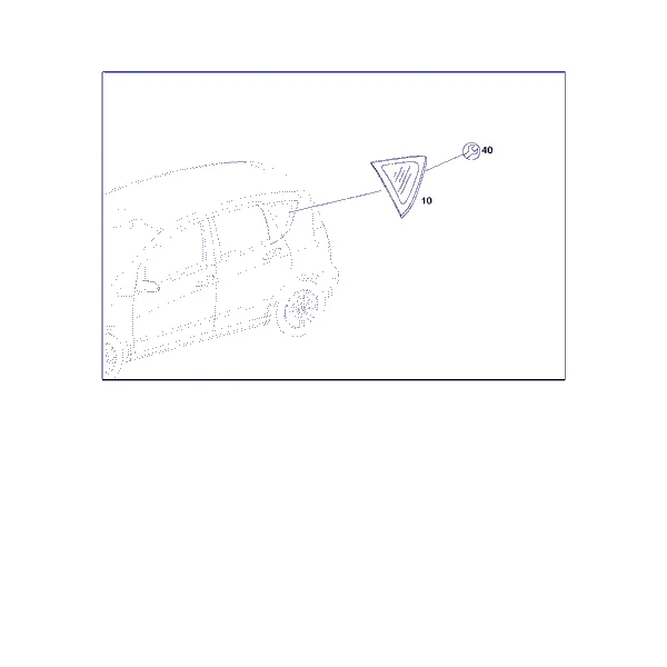БОКОВОЕ ОКНО ЗАДНЕЙ ЧАСТИ КУЗОВА