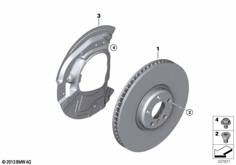 Диск тормозного механизма перед.колеса