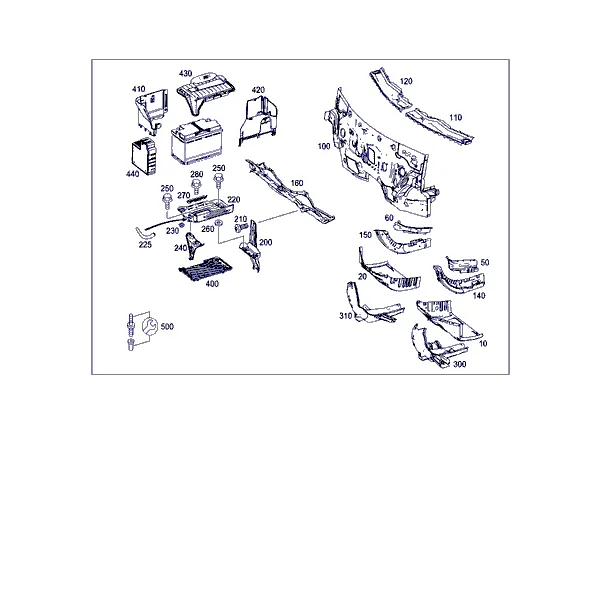 МОТОРНЫЙ ЩИТ И СОЕДИНИТЕЛЬНЫЕ ДЕТАЛИ