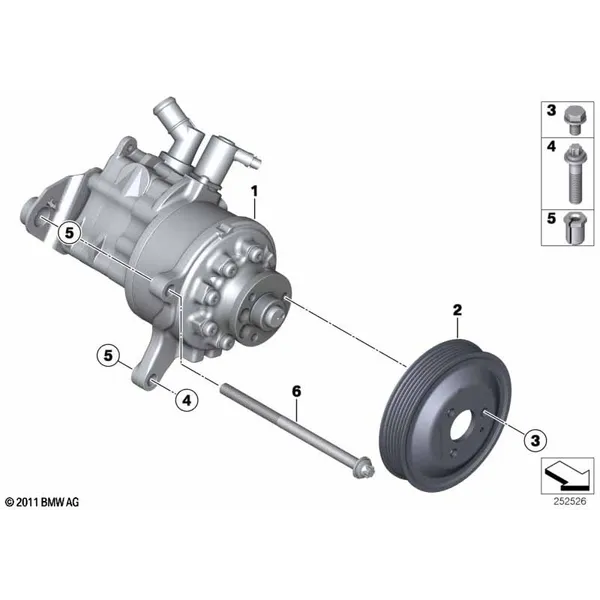Насос гидроусилителя рулевого управления