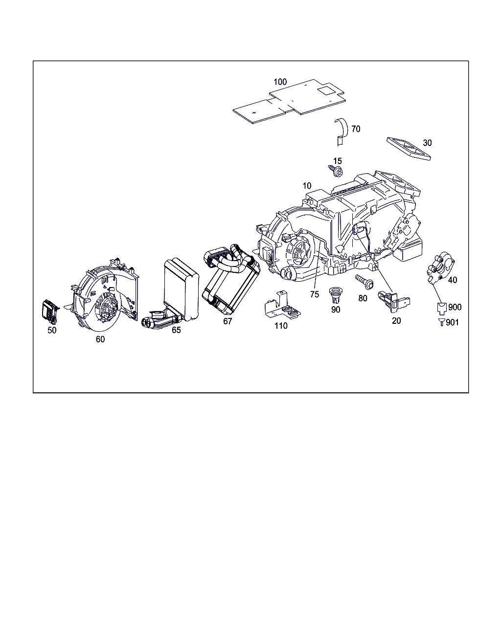 КЛИМАТИЧЕСКАЯ СИСТЕМА В ЗАДНЕЙ ЧАСТИ САЛОНА