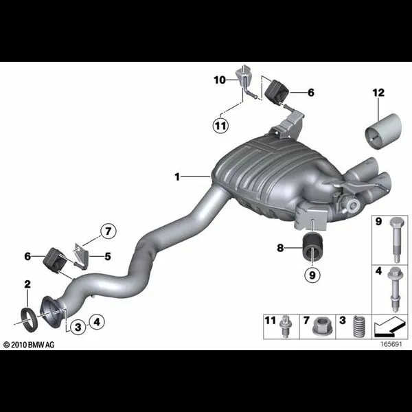Система выпуска ОГ Зд