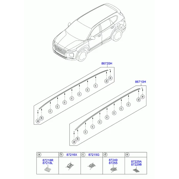 накладка на крышу и задний спойлер