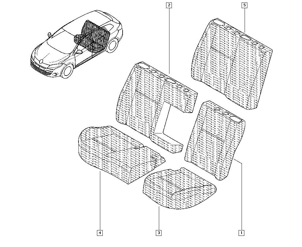 Обивка сиденья
