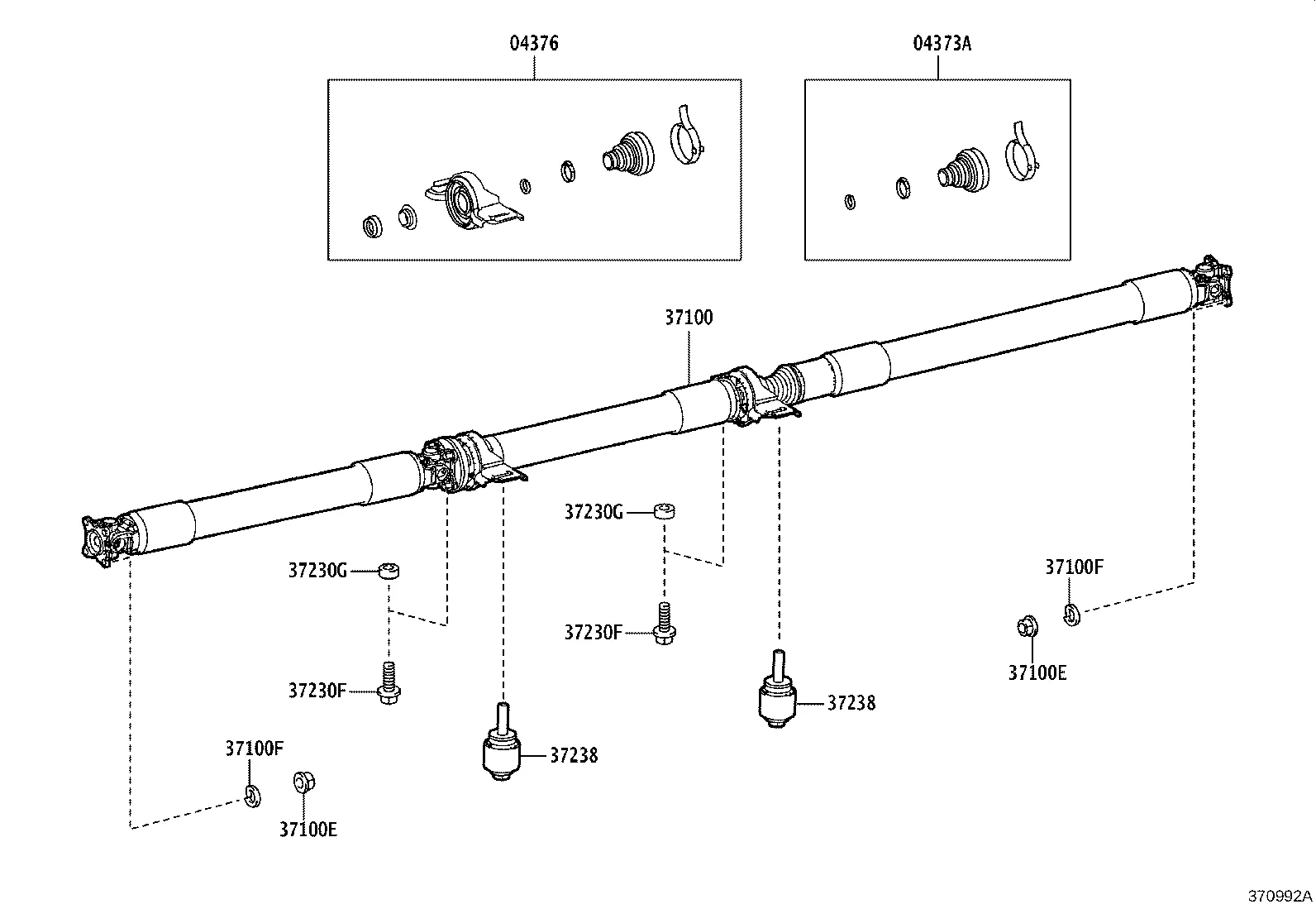 PROPELLER SHAFT & UNIVERSAL JOINT