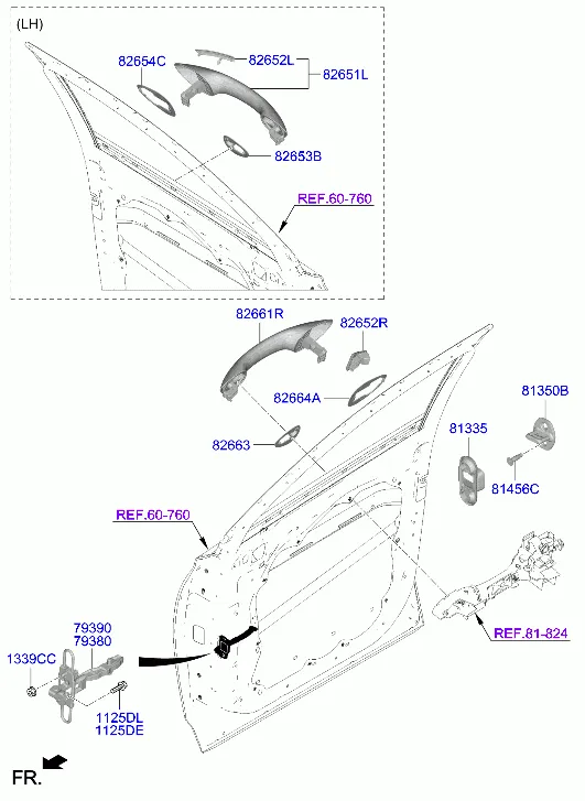 замок передней двери