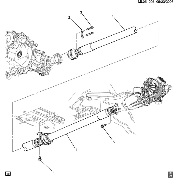 PROP SHAFT MOUNTING