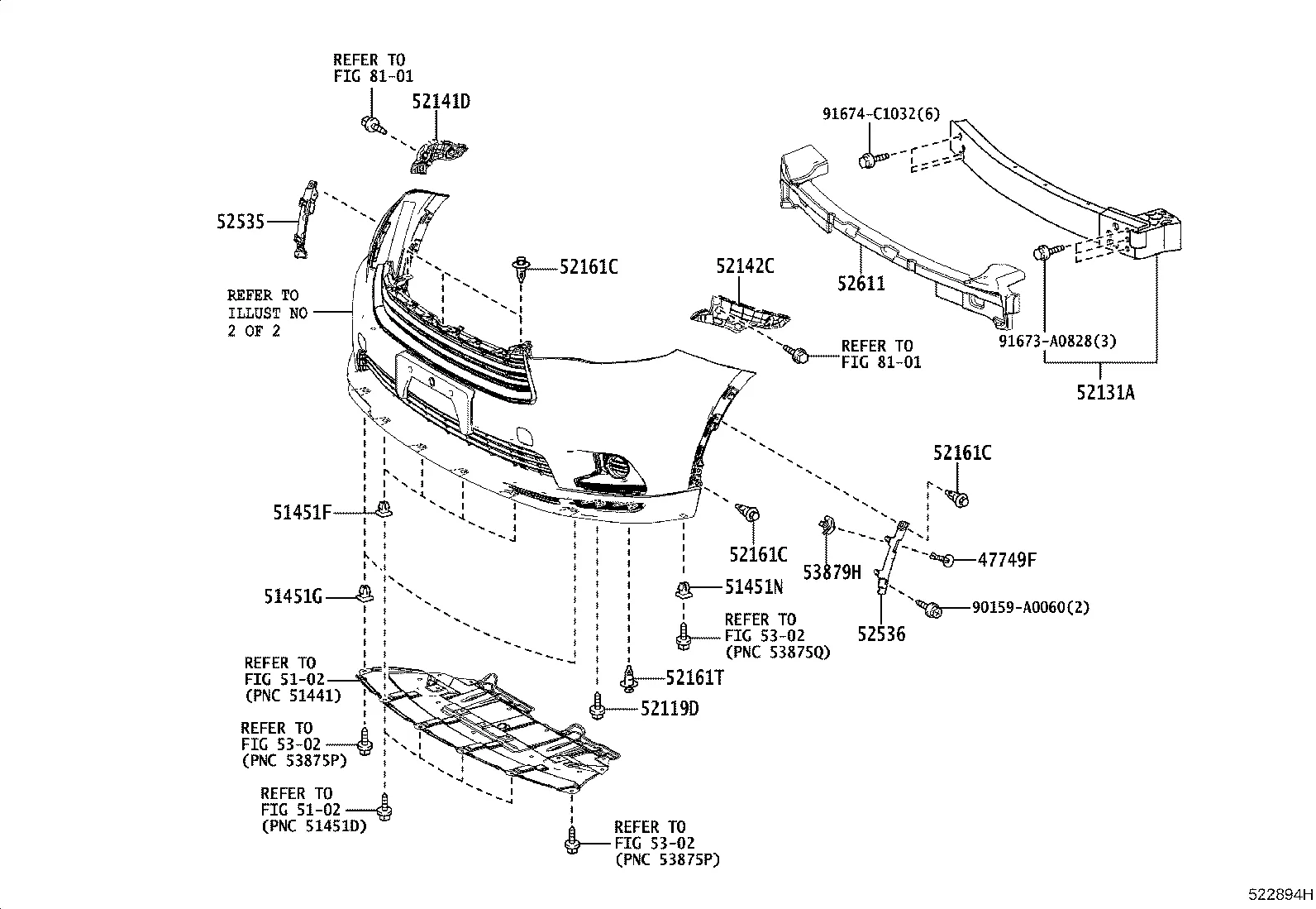 FRONT BUMPER & BUMPER STAY
