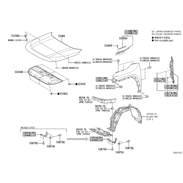HOOD & FRONT FENDER