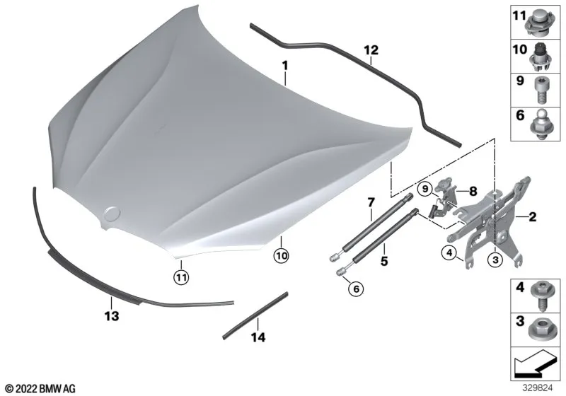 Капот/дополнительные элементы