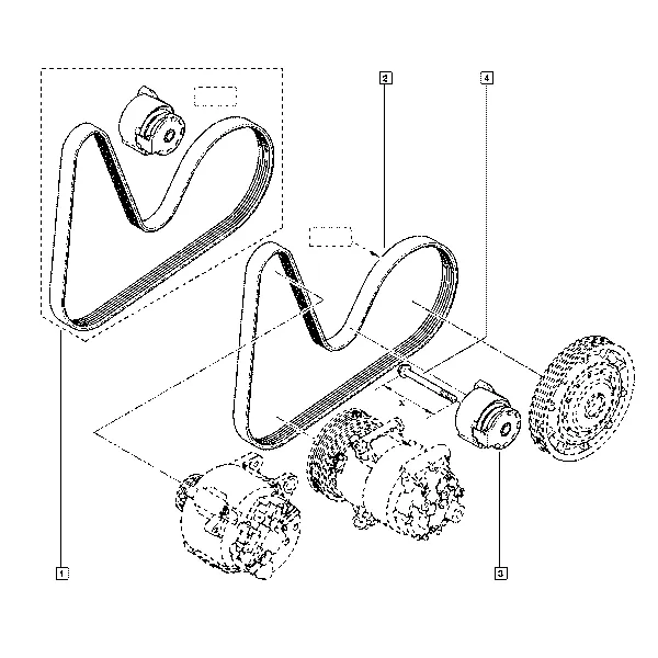 Натяжитель - Ремень