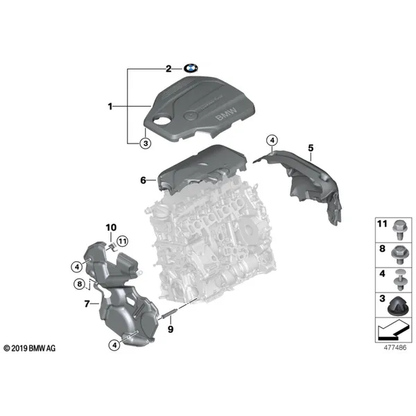 Звукоизоляционный кожух двигателя