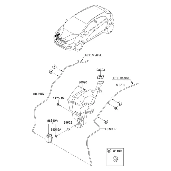 стеклоомыватель ветрового стекла