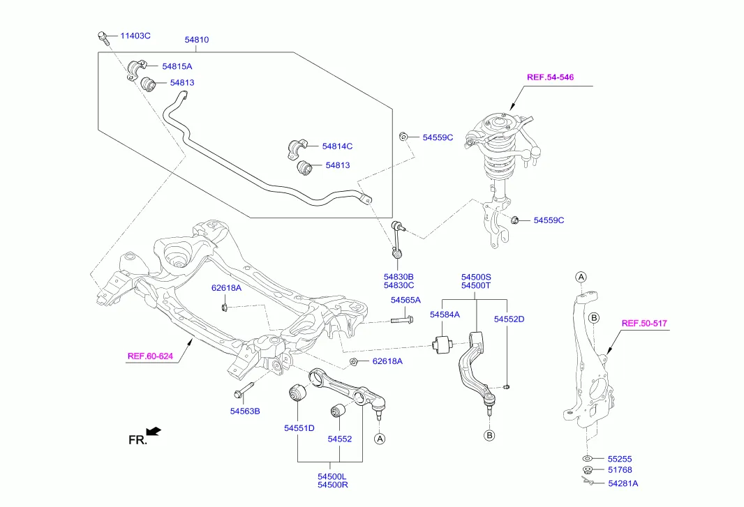 FRONT SUSPENSION CONTROL ARM