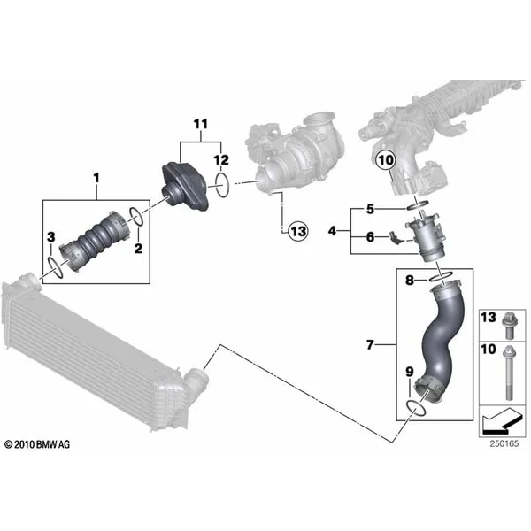 Сист.впуска воздуховода наддув.возд./AGR