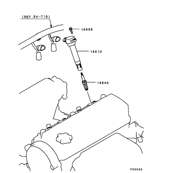 ПРОВОДКА ДВИГАТЕЛЯ - СВЕЧИ,ПРОВОДА И КАТУШКИ ЗАЖИГ.