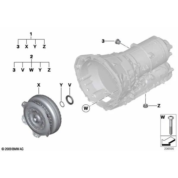 Гидротранс.крут.мом./упл.элем. GA8HP70Z