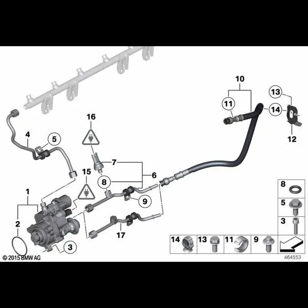 Насос высокого давления/трубопроводы