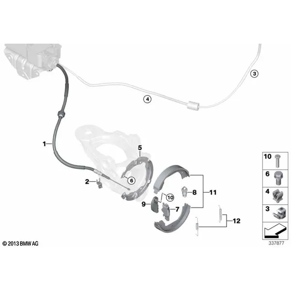 Стояночный тормоз/тормозные колодки