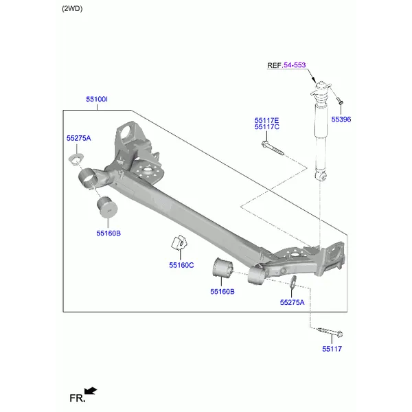 Рычаг задней подвески