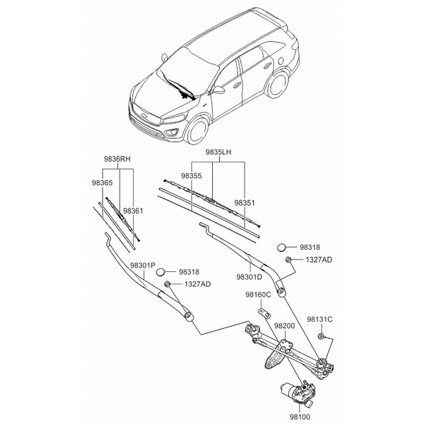 стеклоочиститель ветрового стекла