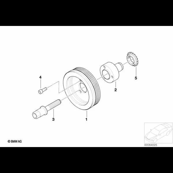 Демпфер крут.колебаний ременного прив.