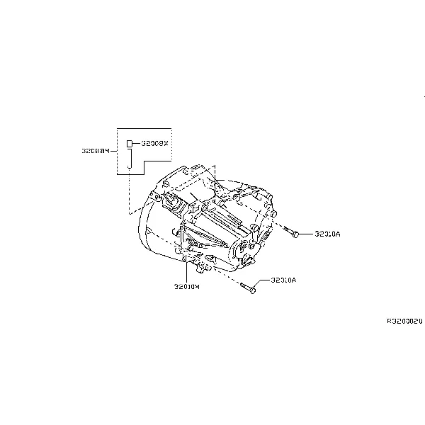 МКПП, ведущий мост в блоке с коробкой передач и крепления; MANUAL TRANSMISSION, TRANSAXLE & FITTING