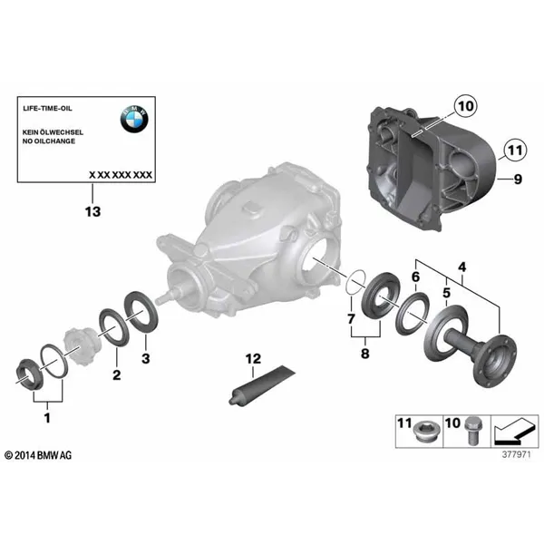 детали редуктора заднего моста