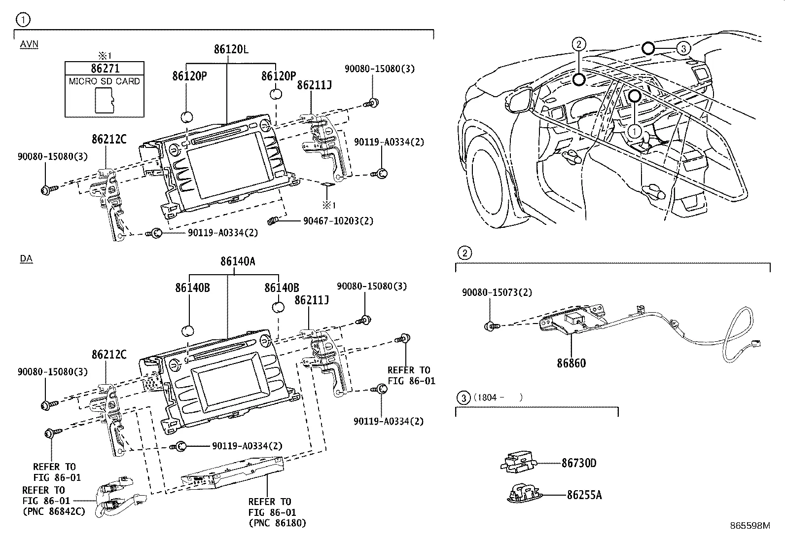NAVIGATION & FRONT MONITOR DISPLAY