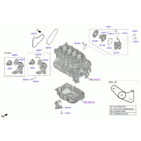 насос охлаждающей жидкости