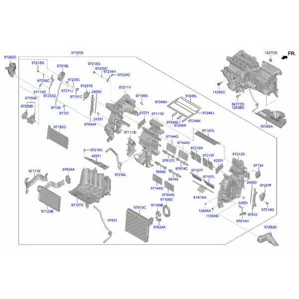 Климатическая установка - отопитель и вентилятор