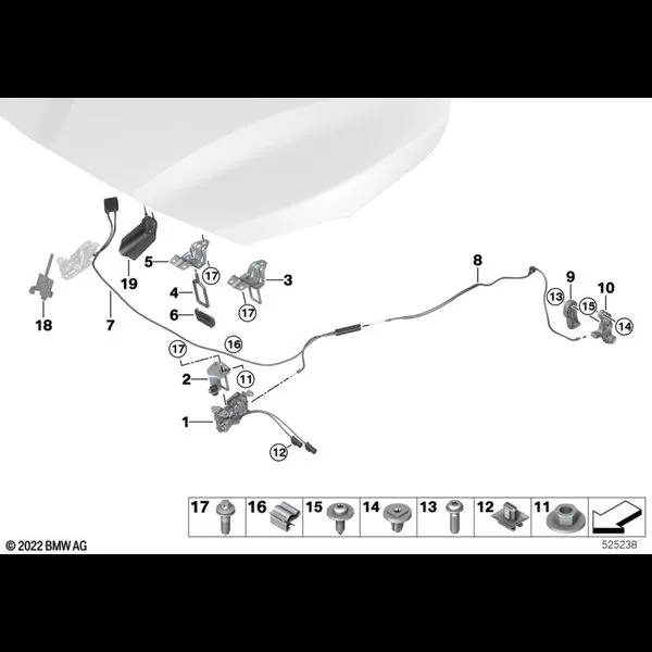 Система замков капота