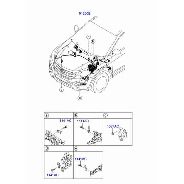 проводка передняя