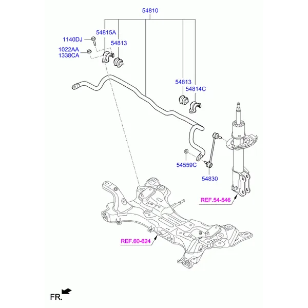 FRONT SUSPENSION CONTROL ARM