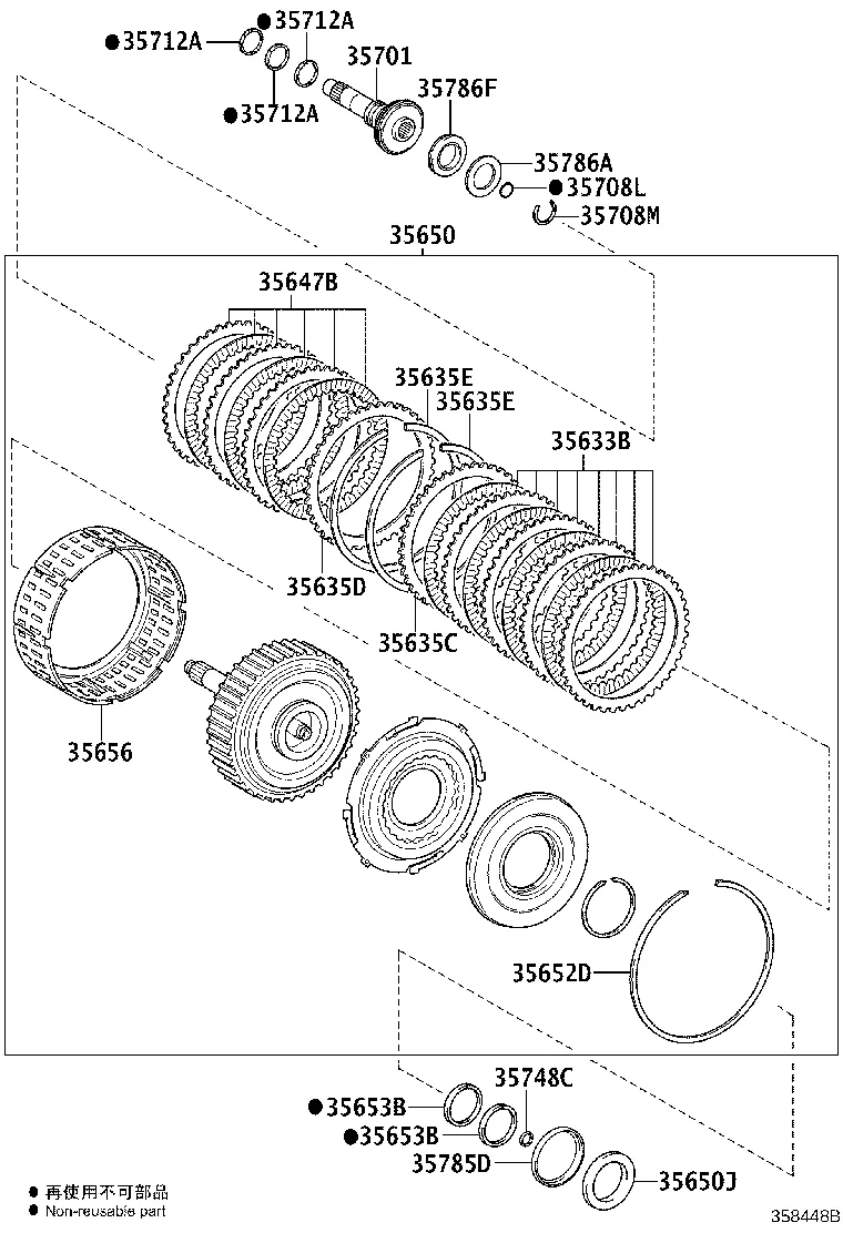 BRAKE BAND & MULTIPLE DISC CLUTCH (ATM)