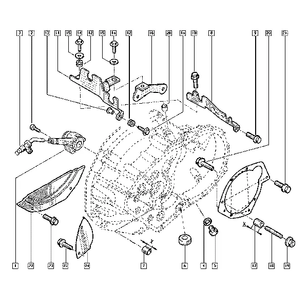 Картеры коробки передач