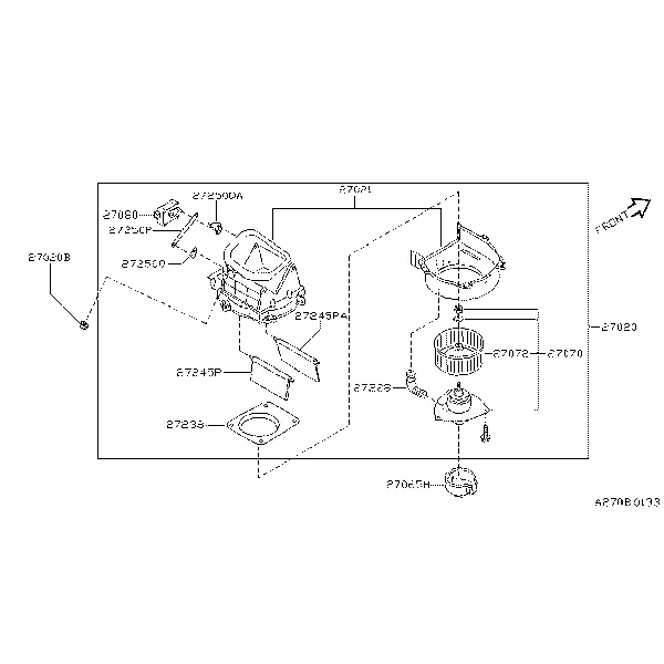 Отопитель и вентилятор; AUTO AIR CON(BLOWER UNIT)