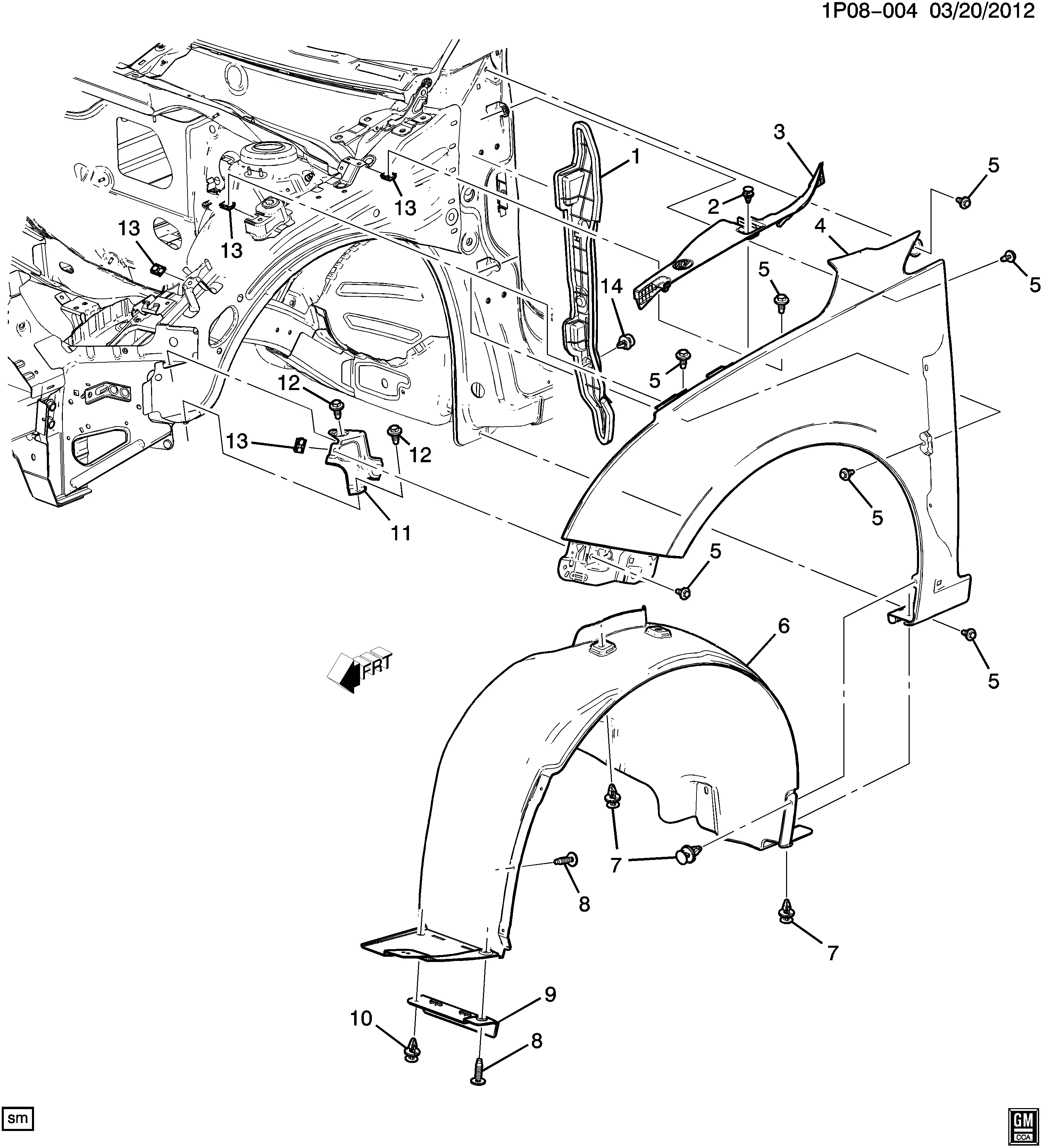 FENDER & WHEELHOUSE/FRONT END